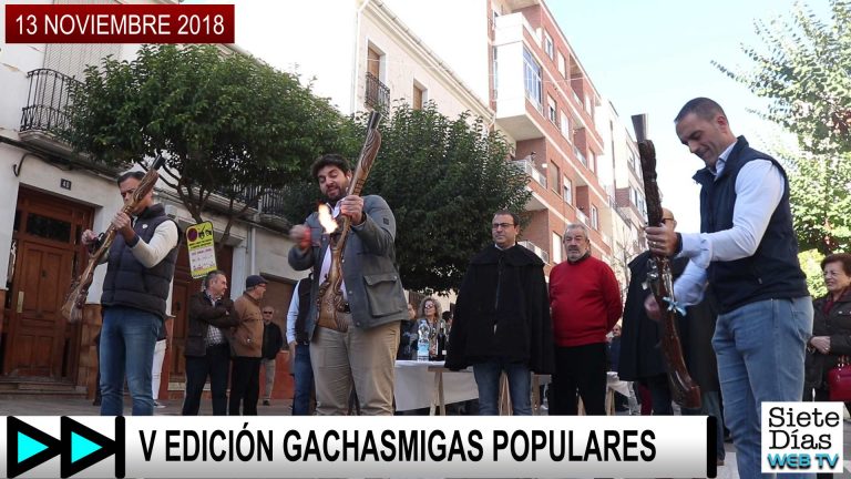 V EDICIÓN GACHASMIGAS POPULARES – 13 NOVIEMBRE 2018