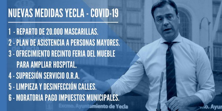 El alcalde anuncia el reparto de 20.000 mascarillas a domicilio por parte de Protección Civil