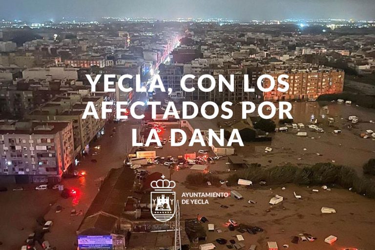 El Ayuntamiento de Yecla pone a disposición de las regiones afectadas por la DANA medios personales y materiales