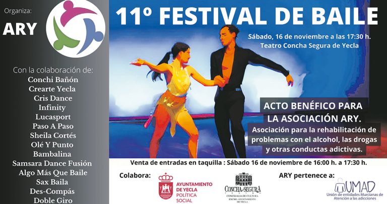 ARY celebra su XI Gala de Baile benéfica con actuaciones de todas las academias de Yecla